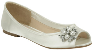 best ivory wedding shoes flats