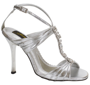 best silver evening shoes