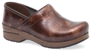 dansko professional clog in brown